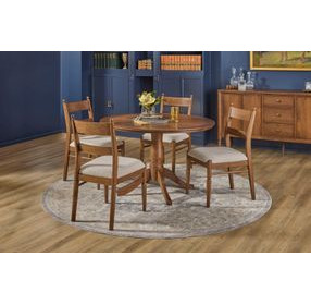 Azalea Walnut Round Dining Room Set
