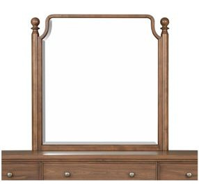 Azalea Walnut Rectangular Dresser Mirror