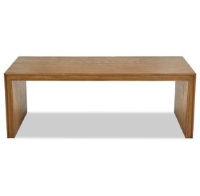 Waterfall Brown Rectangular Coffee Table
