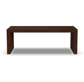 Waterfall Dark Brown Rectangular Coffee Table