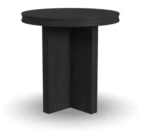 Waterfall Deep Ebony Round End Table