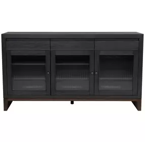 Waterfall Deep Ebony and Dark Brown 3 Door Buffet