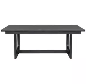 Waterfall Deep Ebony 100" Extendable Rectangular Dining Table