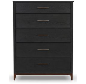 Waterfall Deep Ebony 5 Drawer Chest