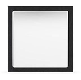 Waterfall Black Square Dresser Mirror