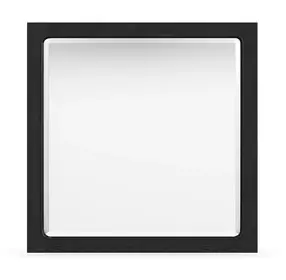 Waterfall Black Square Dresser Mirror