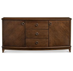 Bellevue Whiskey Brown 2 Door Sideboard with USB Charging
