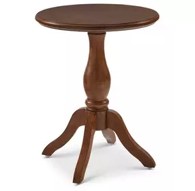 Bellevue Whiskey Brown Round Chairside Table