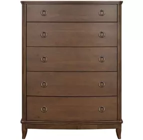 Bellevue Whiskey Brown 5 Drawer Chest