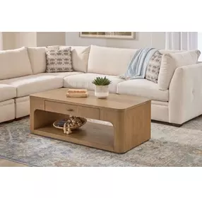 Normandy Warm Driftwood Rectangular Occasional Table Set