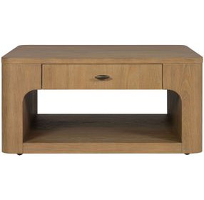 Normandy Warm Driftwood Square Coffee Table