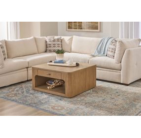 Normandy Warm Driftwood Square Occasional Table Set