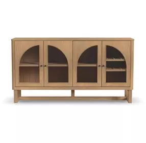 Normandy Warm Driftwood 4 Door Buffet