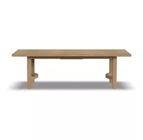 Normandy Warm Driftwood 100" Extendable Rectangular Dining Table