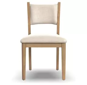 Normandy Cream Performance Fabric Upholstered Dining Chair Set of 2