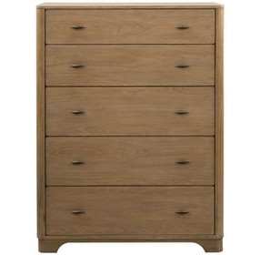 Normandy Warm Driftwood 5 Drawer Chest