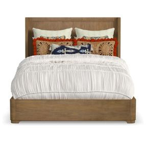 Normandy Warm Driftwood Queen Panel Bed