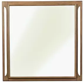 Verona Medium Brown Oak Rectangular Dresser Mirror