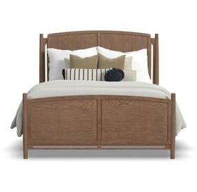 Verona Medium Brown Queen Panel Bed