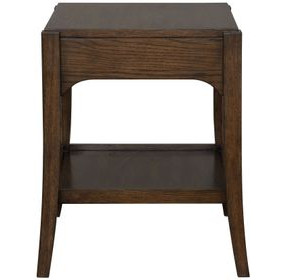 Sylvie Chestnut Square Bunching Table
