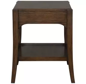 Sylvie Chestnut Square Bunching Table