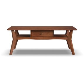 Ludwig Brown Rectangular Coffee Table