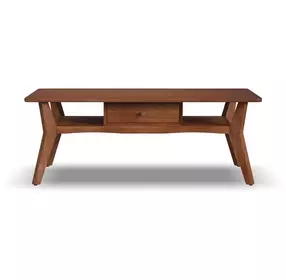 Ludwig Brown Rectangular Coffee Table