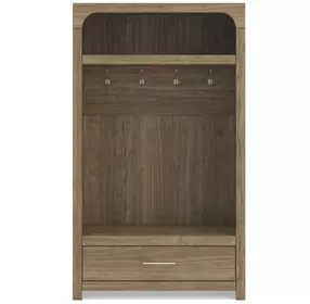 Dovander Warm Brown Hall Tree with Storage Bench