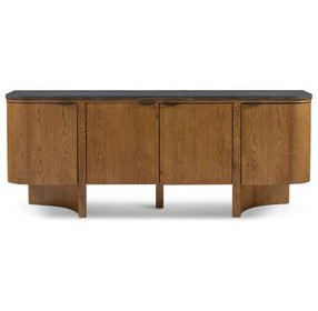 Eclipse Brown and Blue 76" TV Stand