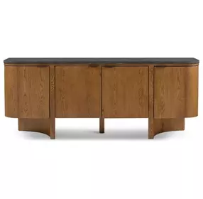 Eclipse Brown and Blue 76" TV Stand