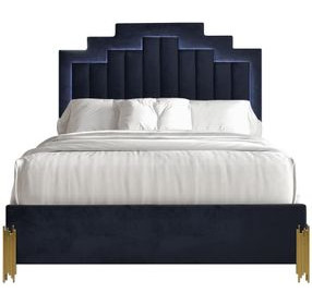 Empire Upholstered Panel Bed