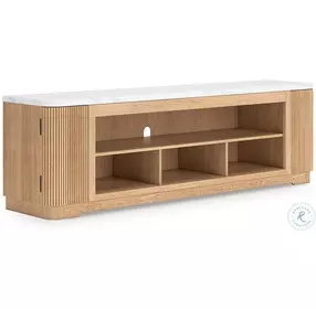 Camdill Light Brown 80" TV Stand