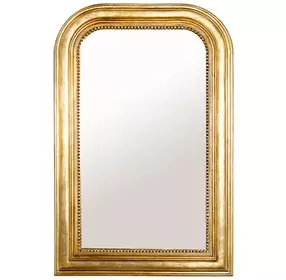 Waverly Gold Leaf With Umber Glaze Handcarved Mirror