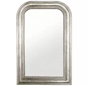 Waverly Silver Leaf Rectangular Wall Mirror