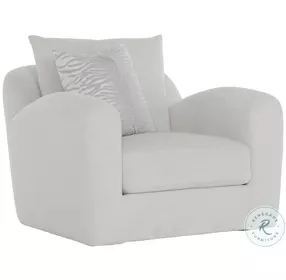 Asher Cream Swivel Chair