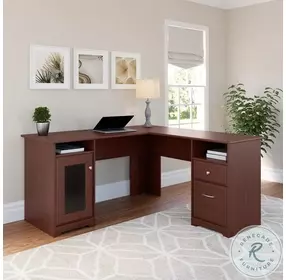 Cabot Harvest Cherry L Home Office Set