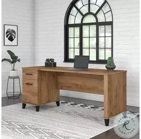 Somerset Fresh Walnut 72" Office Home Office Set