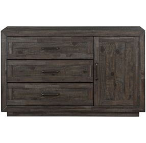 Riverdale Black 1 Door Server