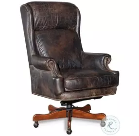 Tucker Medium Hickory Executive Swivel Tilt Chair