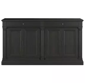 Atrium Black 4 Door Buffet