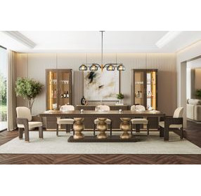West Kensington Medium Espresso Extendable Rectangular Dining Room Set