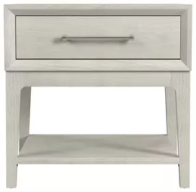 Clare Almond Rectangular End Table