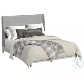 Clare Grey And Almond King Upholstered Panel Bed