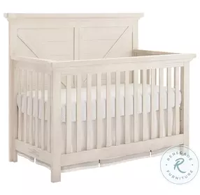 Westfield Brushed White Convertible Standard Crib