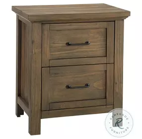 Westfield Harvest Brown 2 Drawer Nightstand