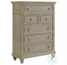 Emiko Light Grey 5 Drawer Chest