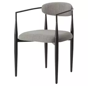 1228 Gray Upholstered Dining Chair Set of 2