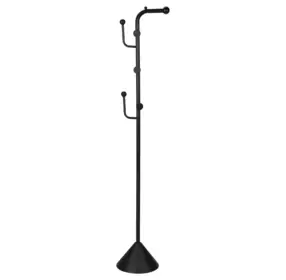 2021 Satin Black Coat Rack