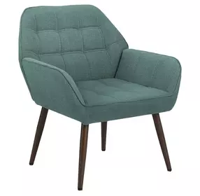 8006 Turquoise Upholstered Accent Chair