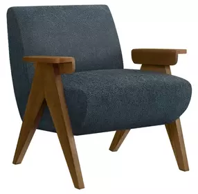 8313 Blue Upholstered Accent Chair